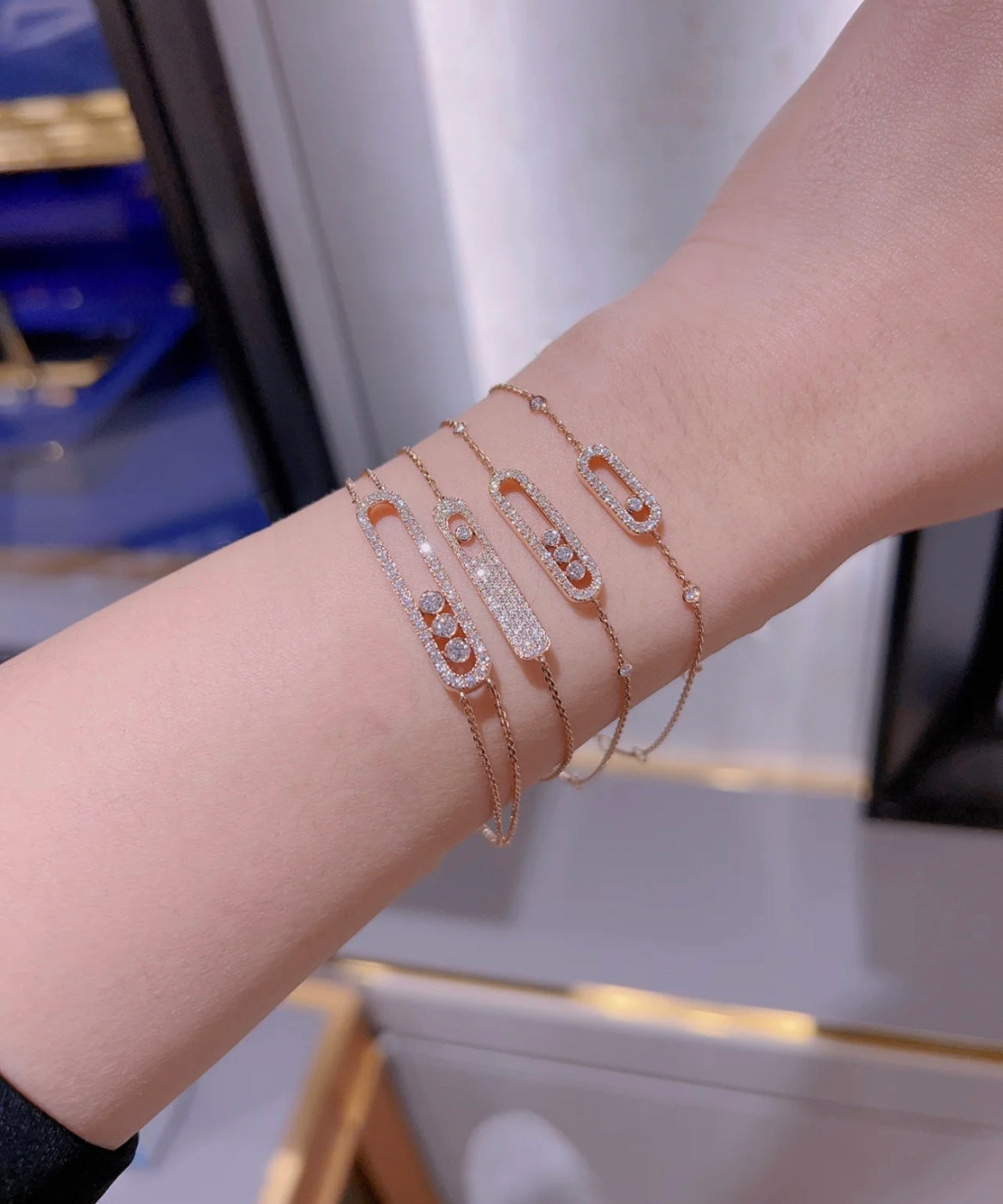 [Twinkle jewelrys]MOVE CLASSIQUE DIAMOND PAVED BRACELET