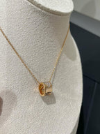¡®Twinkle jewelry¡¯LIENS EVIDENCE DIAMOND PAVED NECKLACE