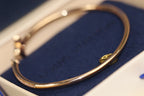 ¡®Twinkle jewelry¡¯IDYLLE PINK GOLD OPEN BRACELET DIAMOND PAVED