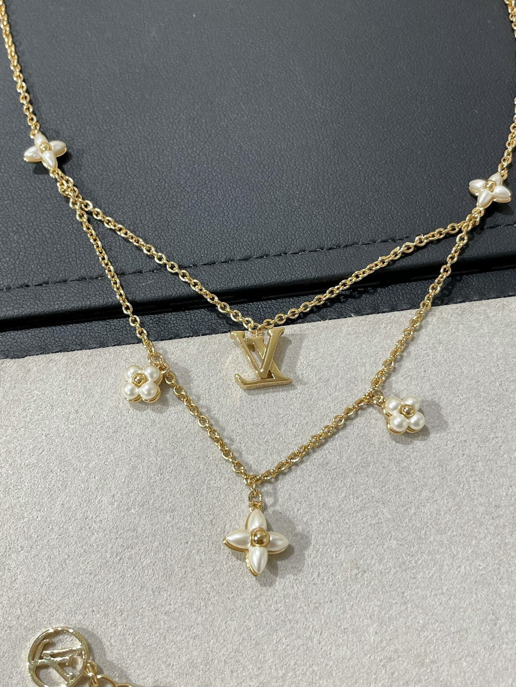 ¡®Twinkle jewelry¡¯FLOWERGRAM GOLD MOP DOUBLE ROW NECKLACE