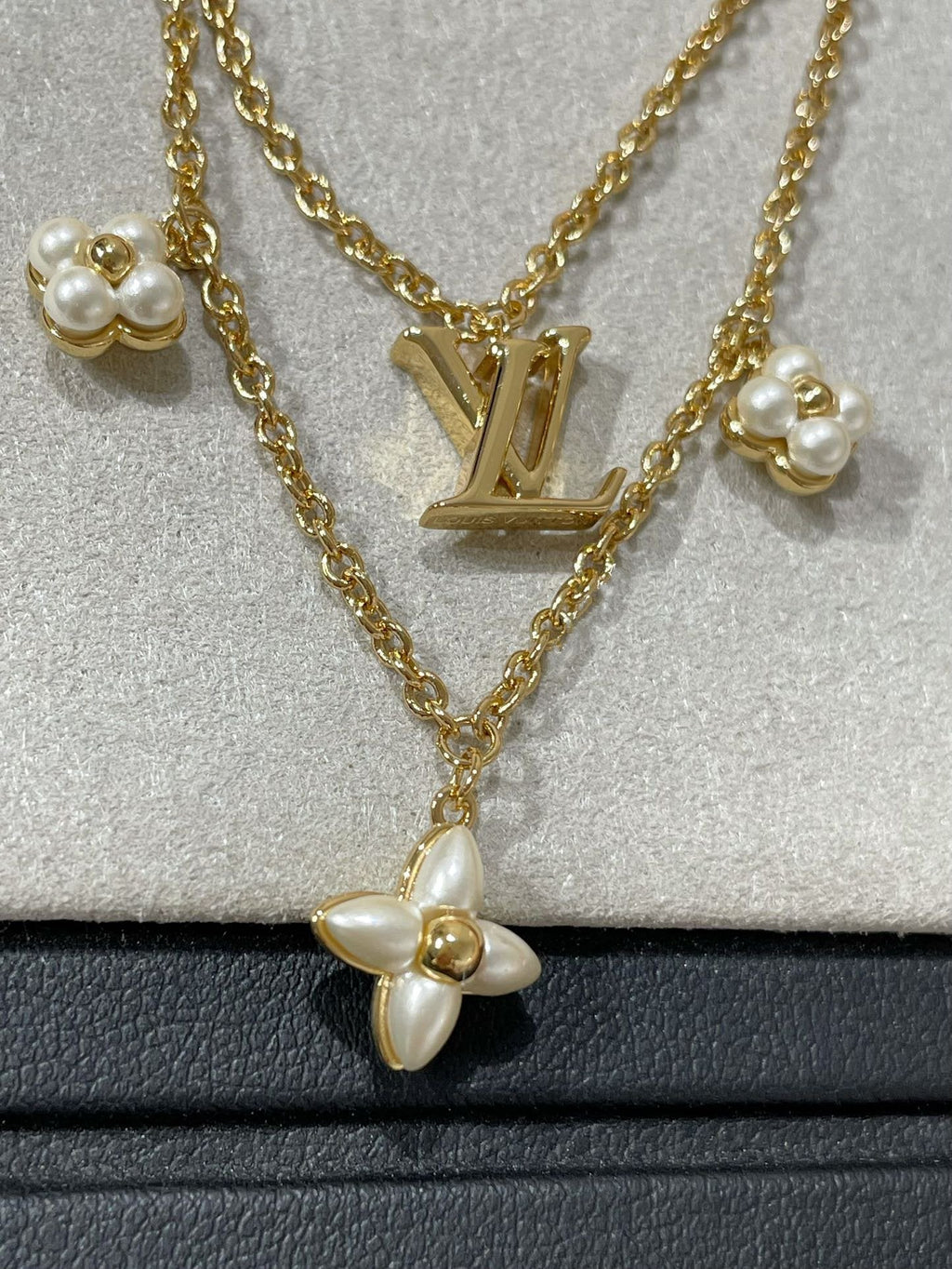 ¡®Twinkle jewelry¡¯FLOWERGRAM GOLD MOP DOUBLE ROW NECKLACE