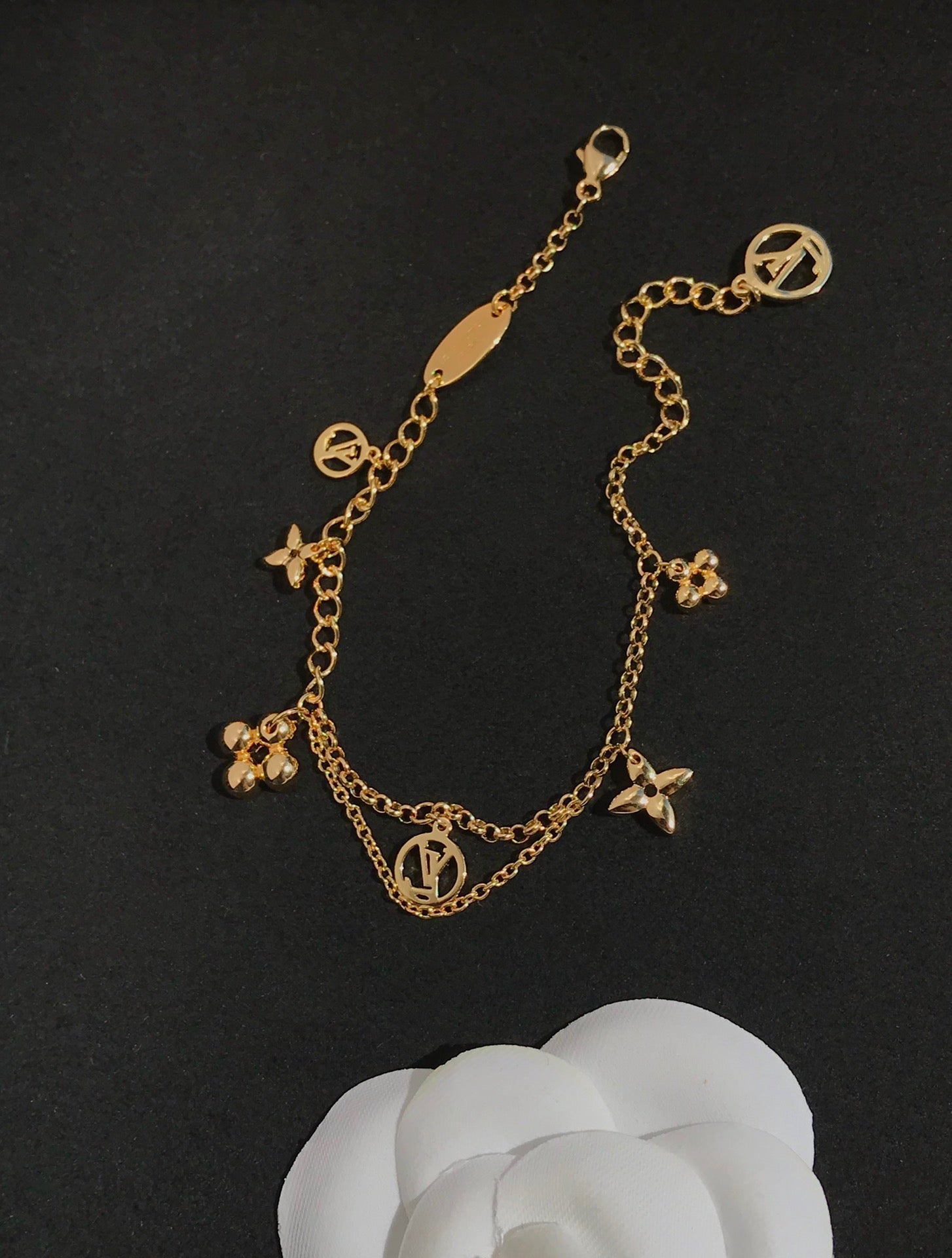 ¡®Twinkle jewelry¡¯BLOOMING PINK GOLD MOP BRACELET