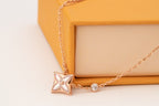 ¡®Twinkle jewelry¡¯STAR PINK MOP 1 DIAMOND PINK GOLD NECKLACE