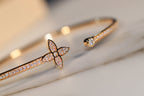 ¡®Twinkle jewelry¡¯IDYLLE GOLD OPEN BRACELET DIAMOND PAVED