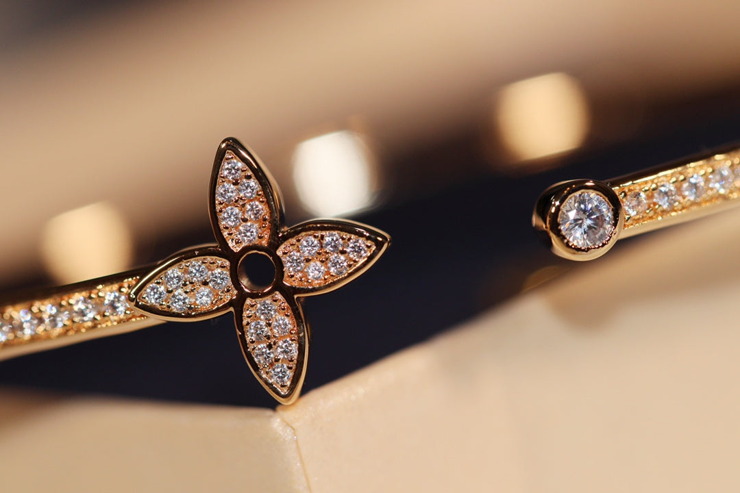 ¡®Twinkle jewelry¡¯IDYLLE GOLD OPEN BRACELET DIAMOND PAVED