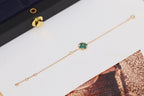 ¡®Twinkle jewelry¡¯STAR AND SUN 4 MOTIF PINK GOLD MALACHITE BRACELET