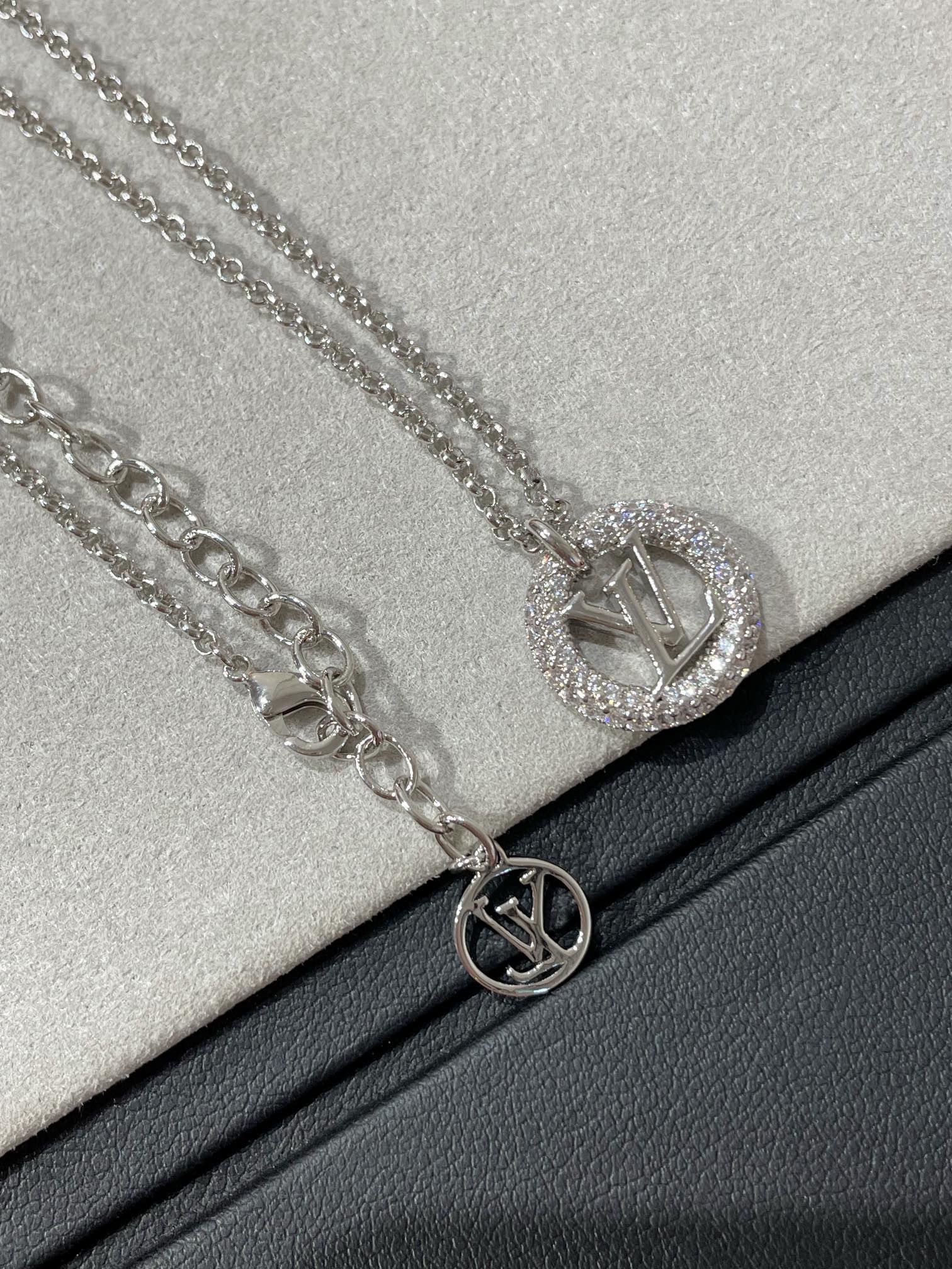 ¡®Twinkle jewelry¡¯BY NIGHT DIAMOND PAVED NECKLACE