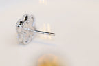 ¡®Twinkle jewelry¡¯CLOVER MINI TURQUOISE SILVER STUD EARRINGS