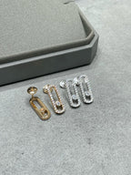 [Twinkle jewelrys]MOVE UNO STUD DIAMOND PAVED EARRINGS