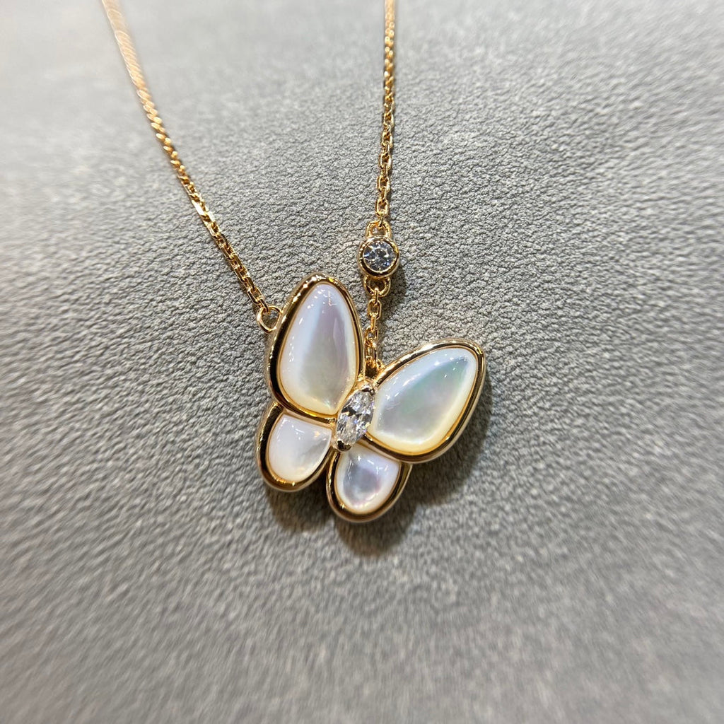 ¡®Twinkle jewelry¡¯BUTTERFLY MOP DIAMOND NECKLACE