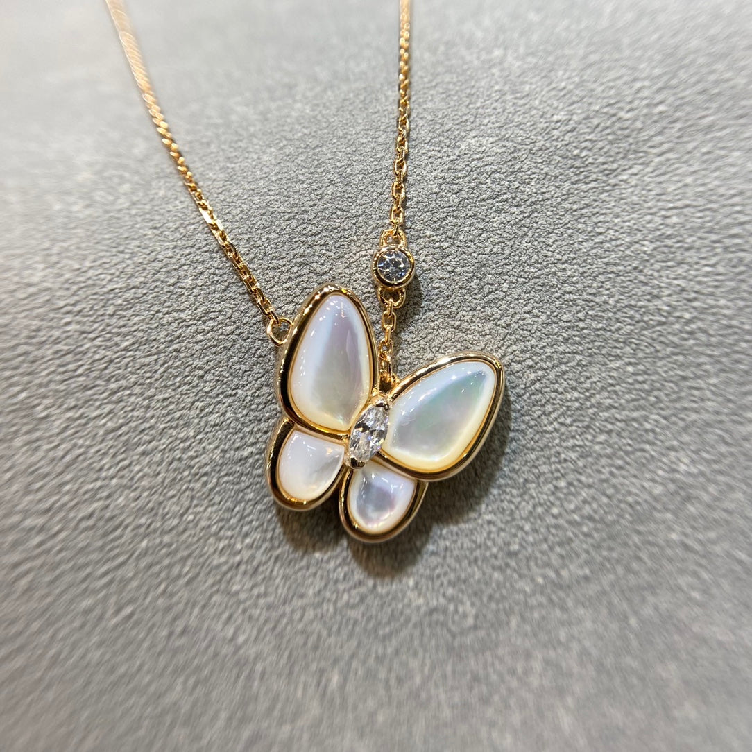 ¡®Twinkle jewelry¡¯BUTTERFLY MOP DIAMOND NECKLACE