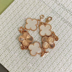 [Twinkle jewelry]New CLOVER WHITE PEARL MOP 5 MOTIF BRACELET COLLECTION