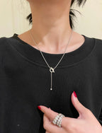¡®Twinkle jewelry¡¯FINESSE SILVER DIAMOND NECKLACE