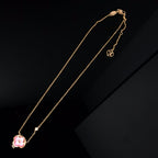 ¡®Twinkle jewelry¡¯COLOR BLOSSOM PINK MOP SUN GOLD NECKLACE