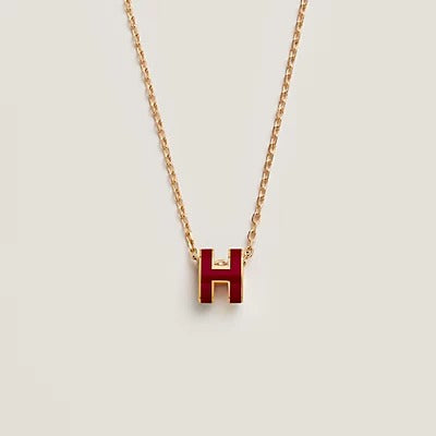 ¡®Twinkle jewelry¡¯HM CLIC RED ENAMEL GOLD NECKLACE