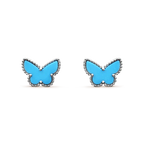¡®Twinkle jewelry¡¯BUTTERFLY TURQUOISE EARRINGS SILVER