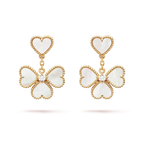 ¡®Twinkle jewelry¡¯CLOVER SWEET WHITE MOP EARRINGS