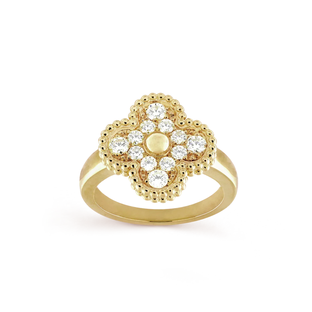 ¡®Twinkle jewelry¡¯CLOVER DIAMOND RING