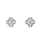 ¡®Twinkle jewelry¡¯CLOVER MINI DIAMOND STUD EARRINGS