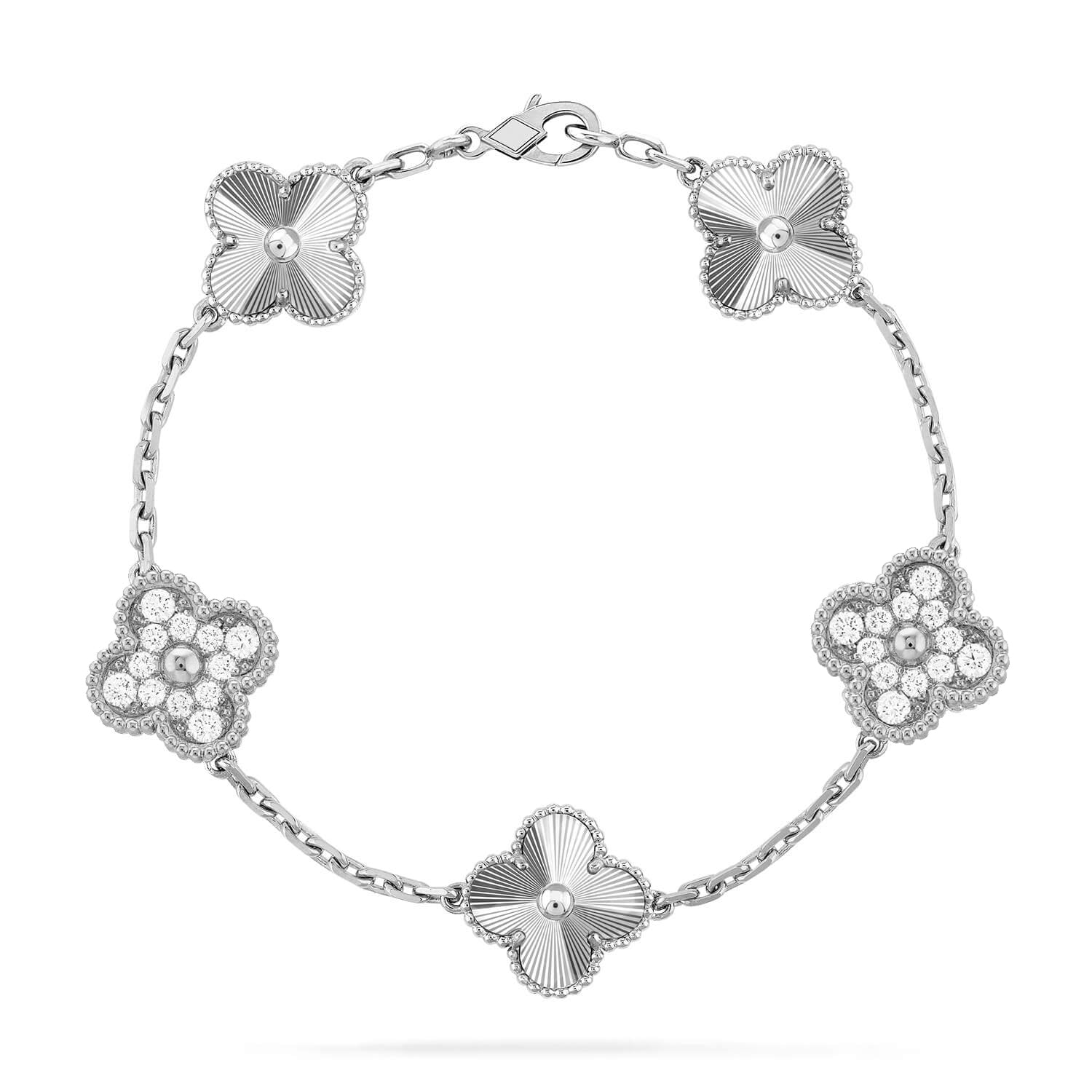 [Twinkle jewelry]New  CLOVER 5 MOTIF LASER BRACELET COLLECTION