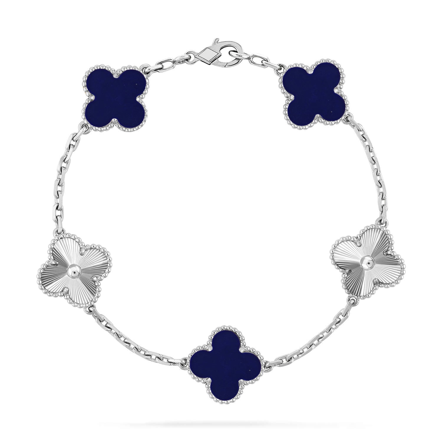 [Twinkle jewelry]New CLOVER 5 MOTIF LAPIS LAZULI BRACELET COLLECTION