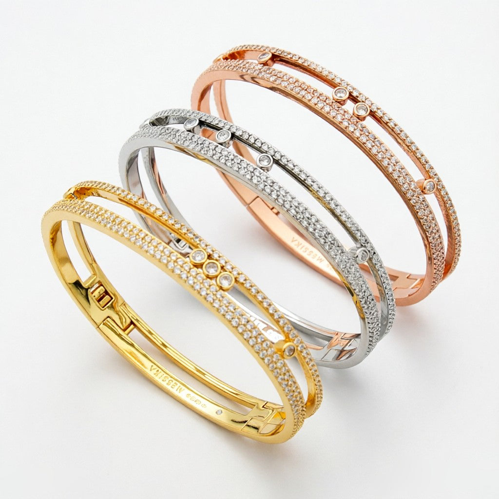 [Twinkle jewelrys]Move Romane pavé bangle