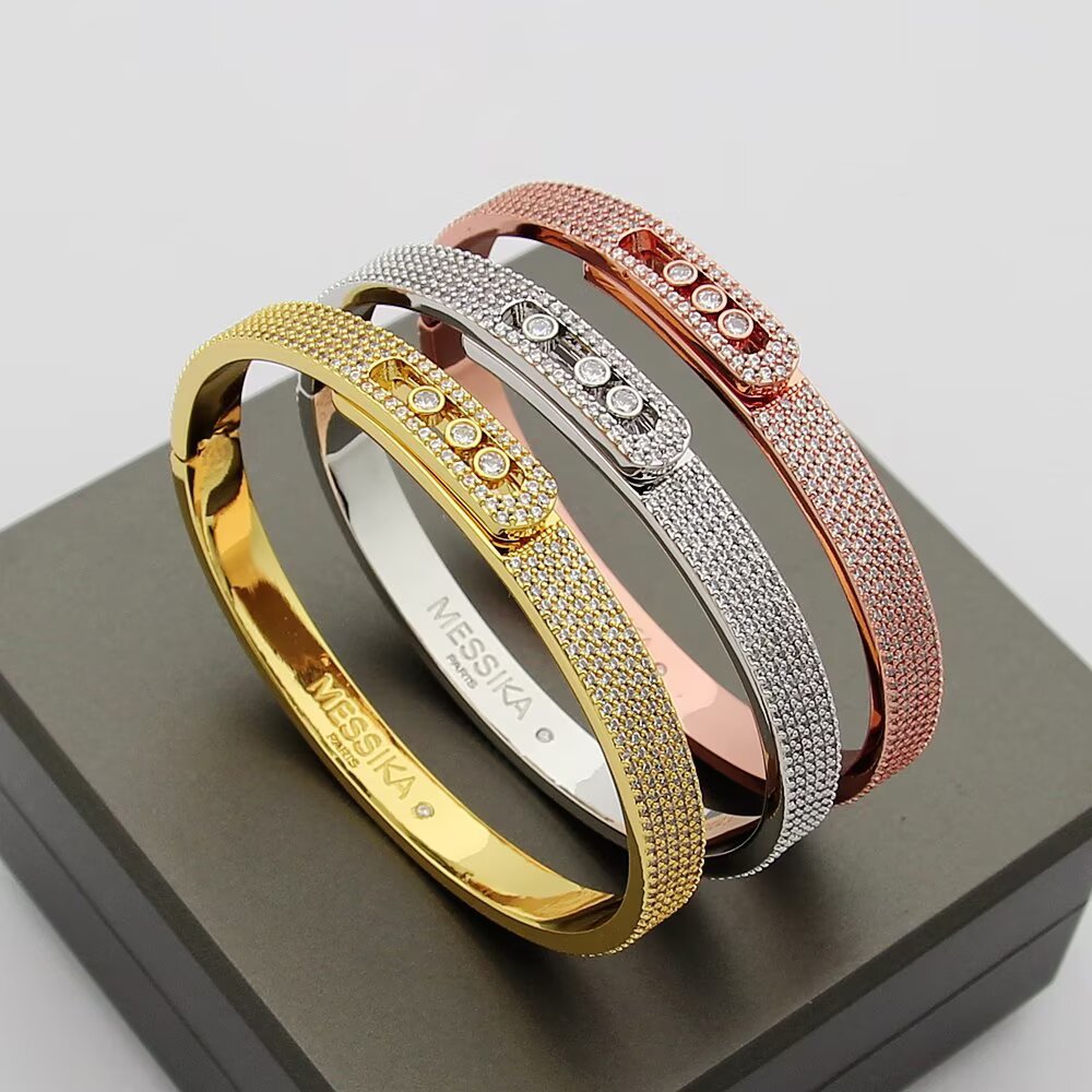 [Twinkle jewelrys]Move Noa Full Pavé Diamond Bangle Bracelet