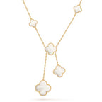 ¡®Twinkle jewelry¡¯CLOVER MOTHER OF PEARL NECKLACE 6 MOTIF