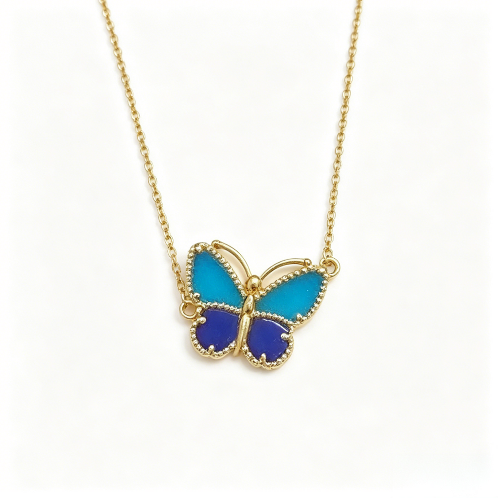 [Twinkle JURI] 2026 NEW LUCKY BUTTERFLY 1 MOTIFS NECKLACE