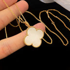 ¡®Twinkle jewelry¡¯CLOVER 25MM MOP LARGE PENDANT NECKLACE