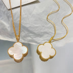 ¡®Twinkle jewelry¡¯CLOVER 25MM MOP LARGE PENDANT NECKLACE