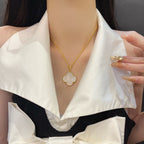 ¡®Twinkle jewelry¡¯CLOVER 25MM MOP LARGE PENDANT NECKLACE