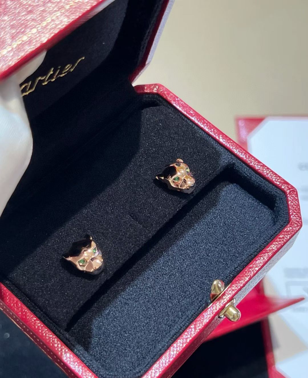 [Twinkle jewelry] CHRRTAH-PRINT STUD EARRINGS, THREE COLORS