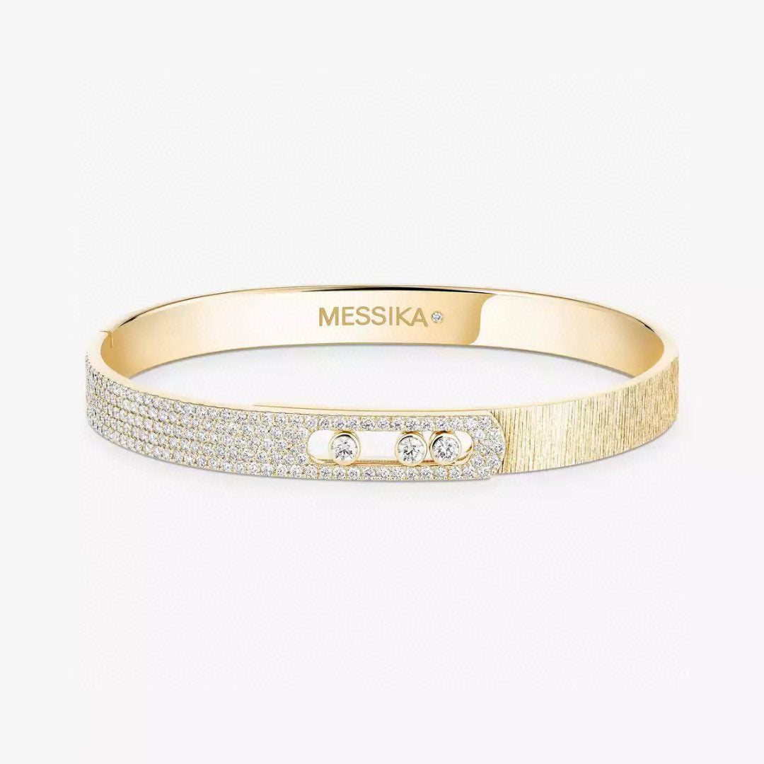 [Twinkle jewelry] 2026 BRAND-NEW FROSTED BRACELET WITH DIAMONDS THREE COLORS
