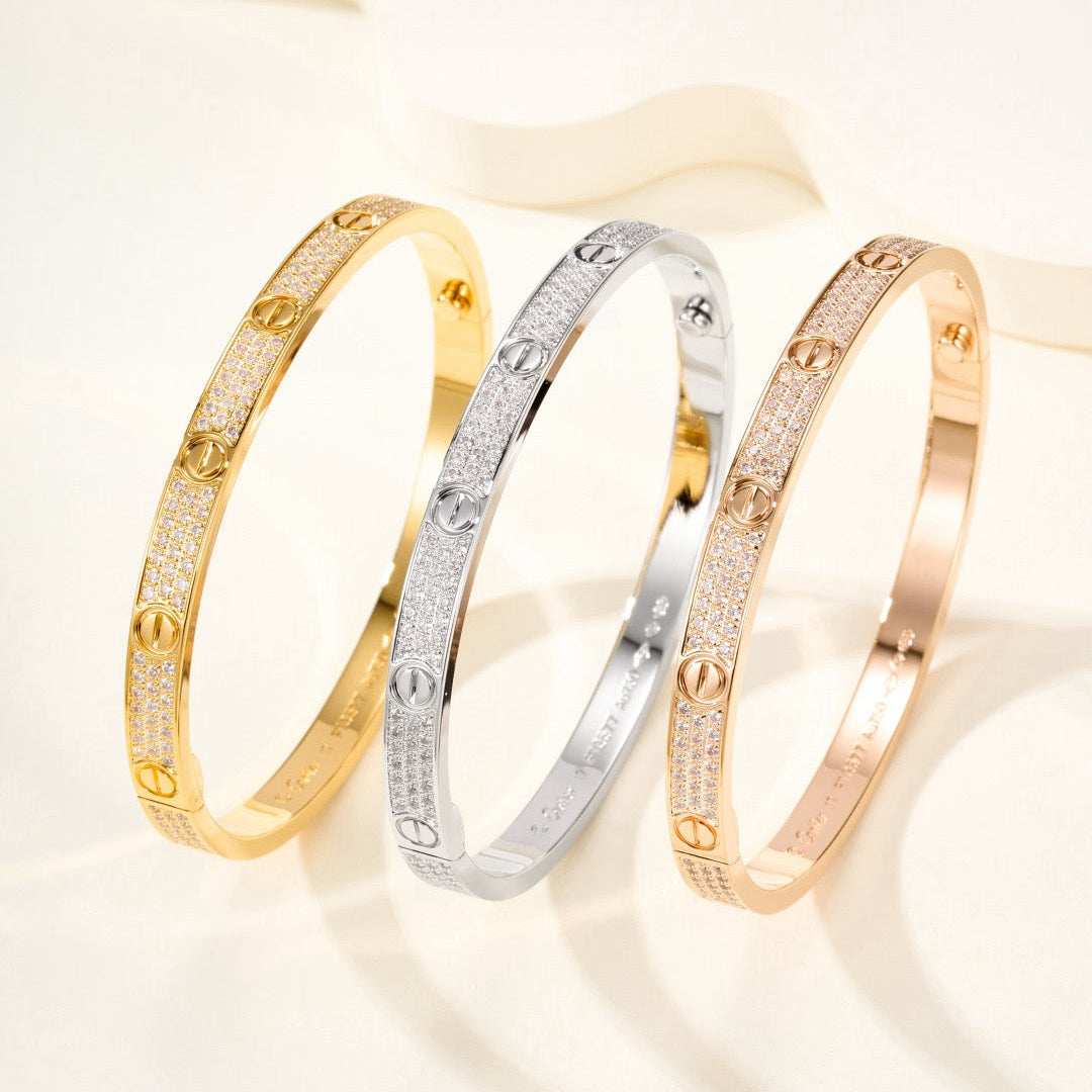 ¡®Twinkle jewelry¡¯LOVE BRACELET 4.8MM DIAMOND-PAVED