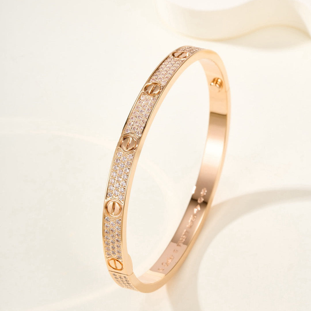 ¡®Twinkle jewelry¡¯LOVE BRACELET 4.8MM DIAMOND-PAVED