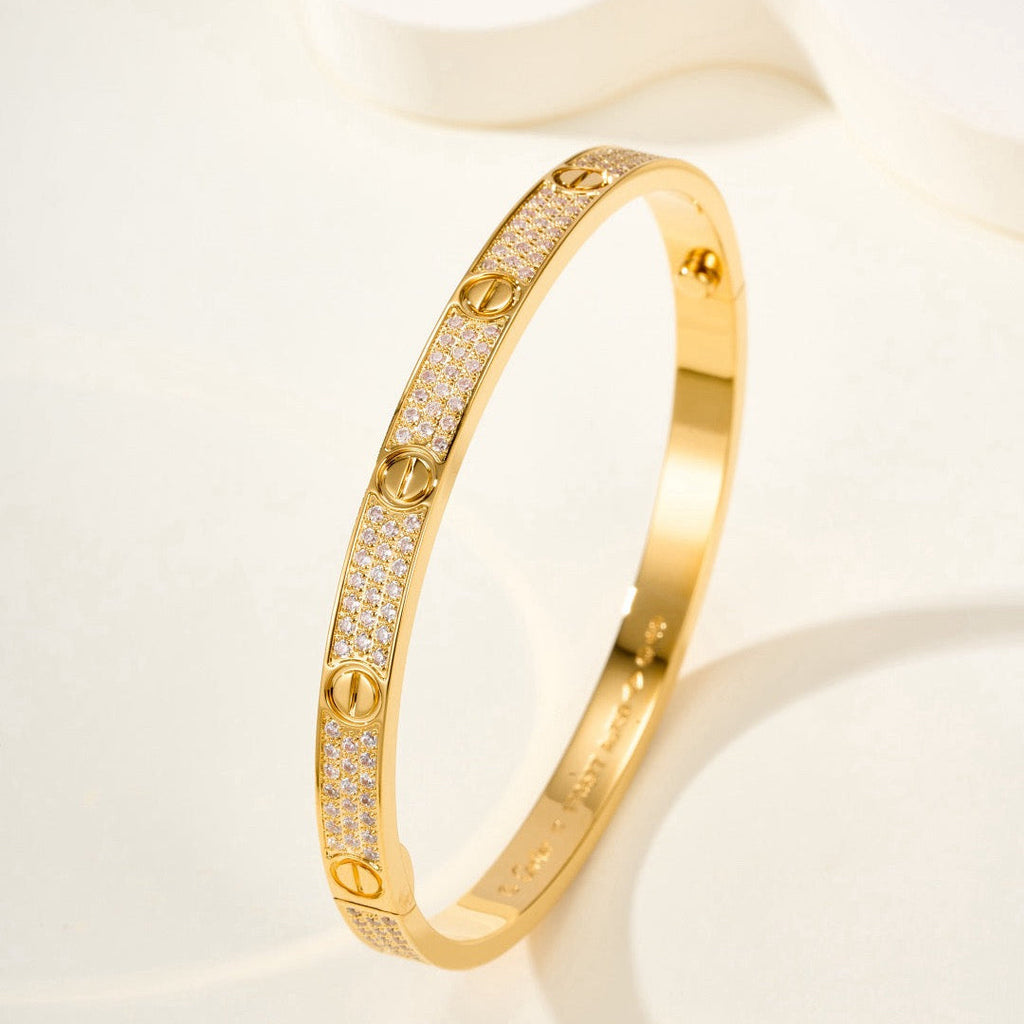 ¡®Twinkle jewelry¡¯LOVE BRACELET 4.8MM DIAMOND-PAVED
