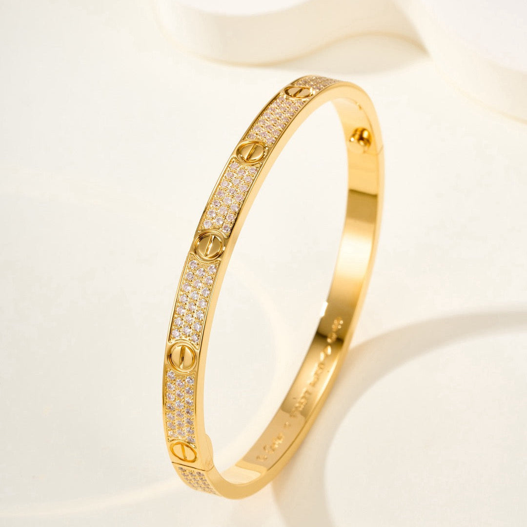 ¡®Twinkle jewelry¡¯LOVE BRACELET 4.8MM DIAMOND-PAVED