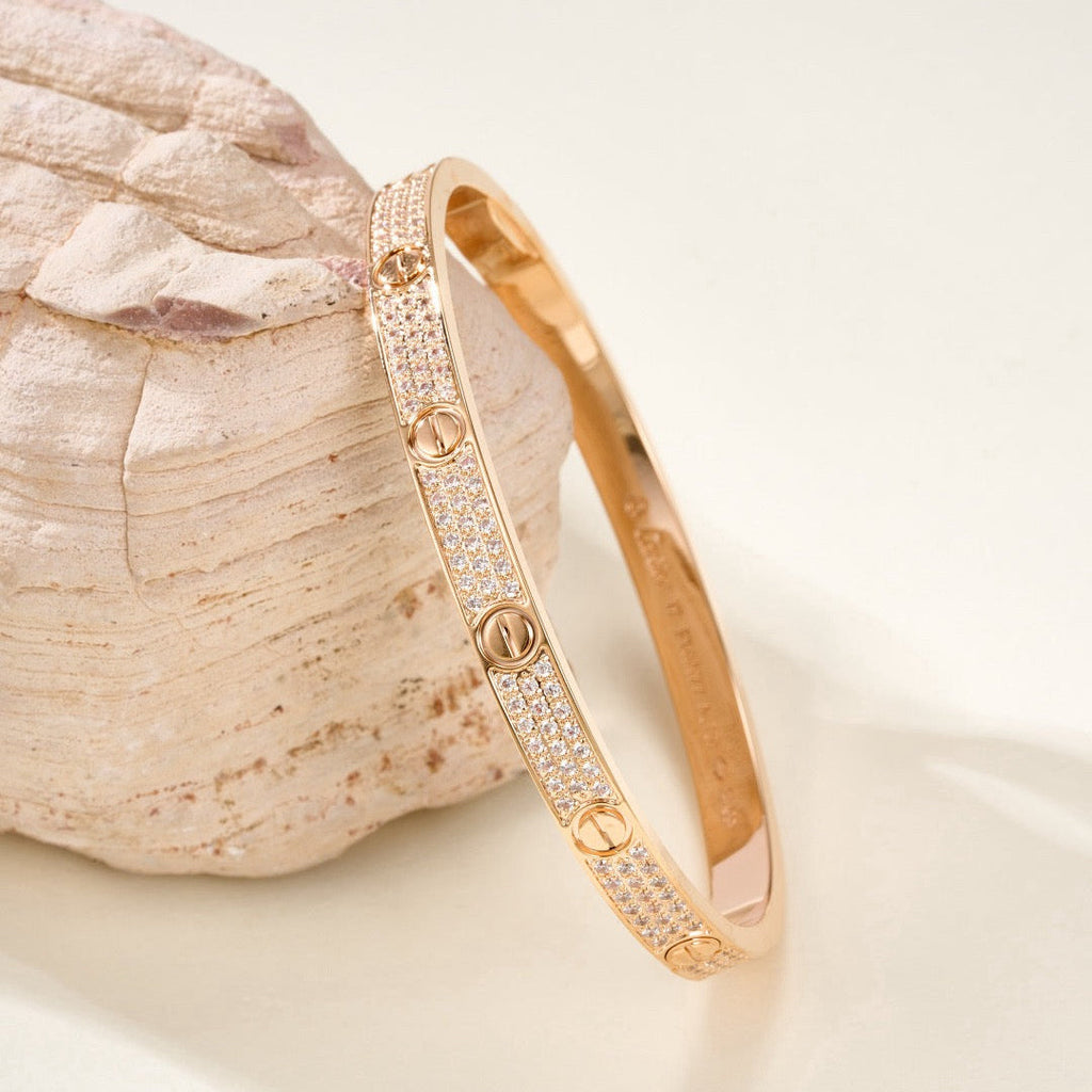 ¡®Twinkle jewelry¡¯LOVE BRACELET 4.8MM DIAMOND-PAVED