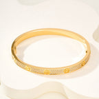¡®Twinkle jewelry¡¯LOVE BRACELET 4.8MM DIAMOND-PAVED