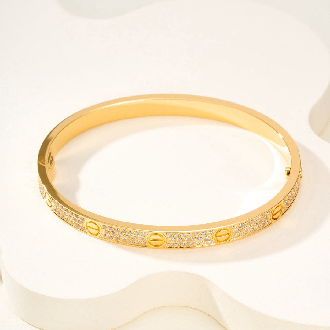 ¡®Twinkle jewelry¡¯LOVE BRACELET 4.8MM DIAMOND-PAVED