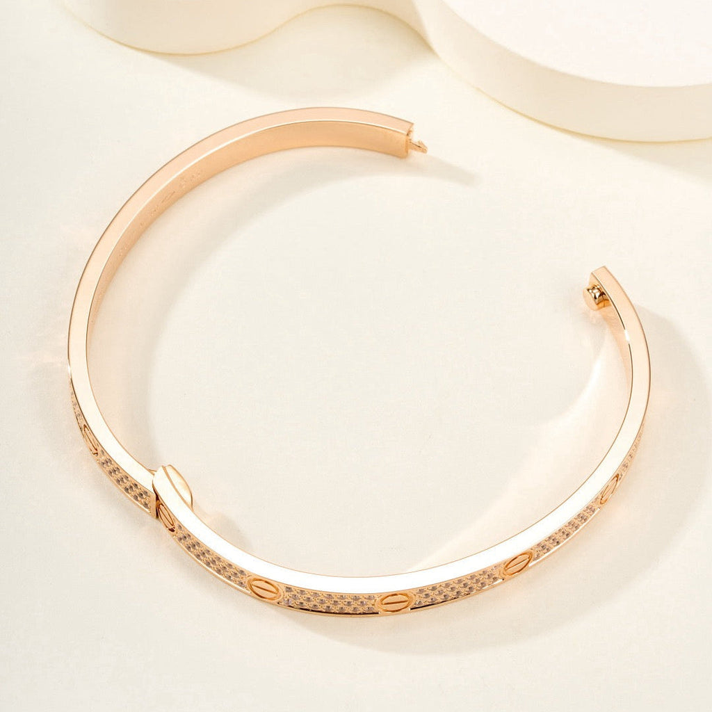 ¡®Twinkle jewelry¡¯LOVE BRACELET 4.8MM DIAMOND-PAVED