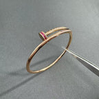 [Twinkle JURI]JUSTE BRACELET 2.5MM DIAMONDS NEW