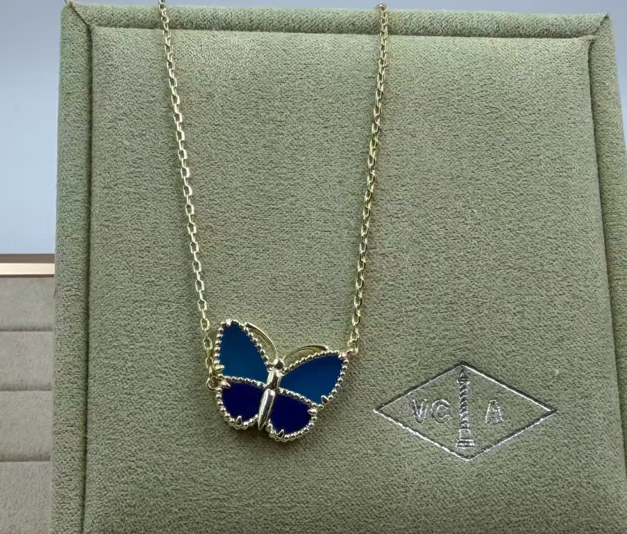 [Twinkle]BUTTERFLY BLUE   NECKLACE