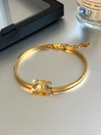 Arc de Triomphe Gold Vintage Bracelet