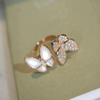¡®Twinkle jewelry¡¯TWIN BUTTERFLY DIAMOND MOP RING