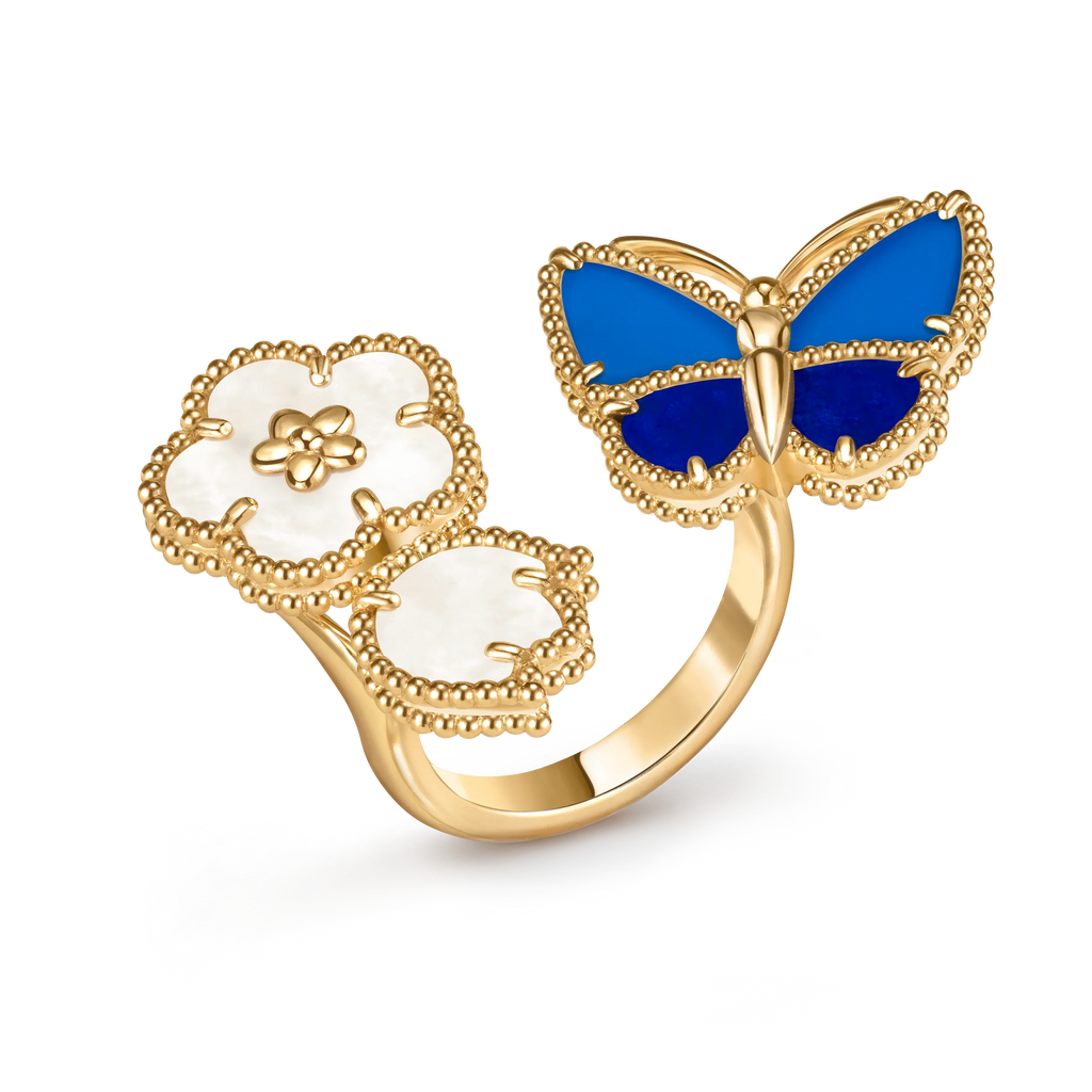 [Twinkle jewelry] 2026 NEW MODEL SPRING LUCKY 3 MOTIF GOLD RING