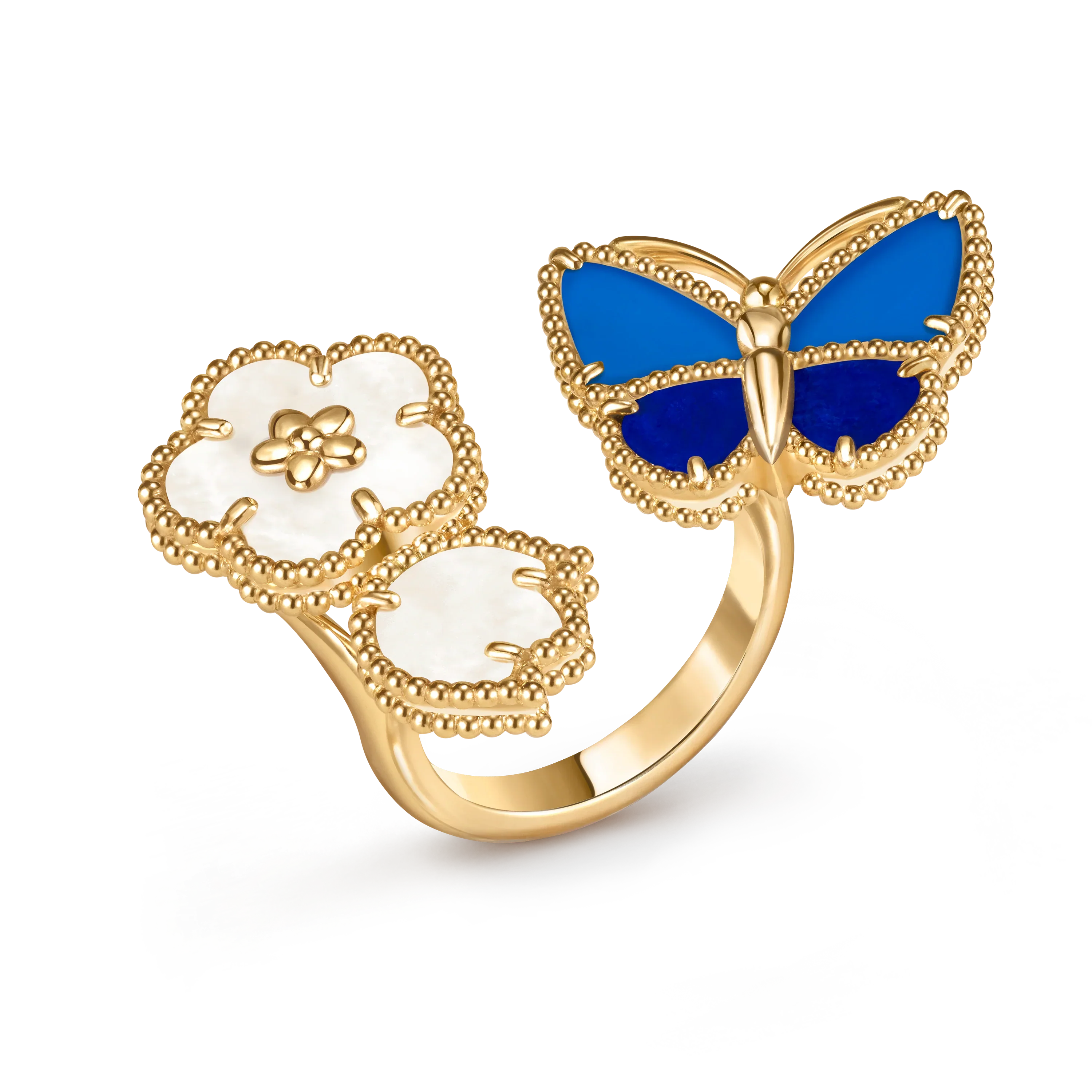 [Twinkle jewelry] 2026 NEW MODEL SPRING LUCKY 3 MOTIF GOLD RING
