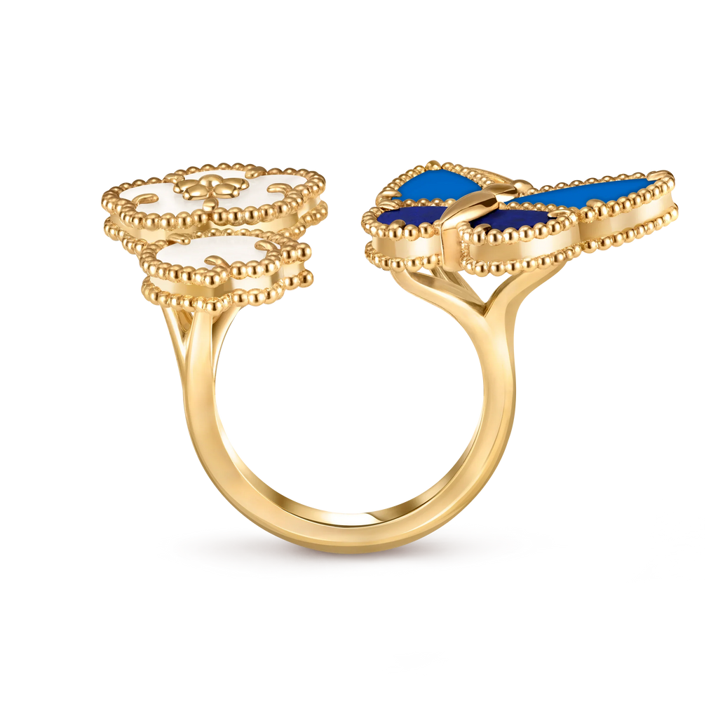 [Twinkle jewelry] 2026 NEW MODEL SPRING LUCKY 3 MOTIF GOLD RING