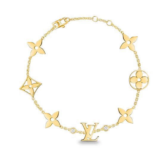 ¡®Twinkle jewelry¡¯STAR AND SUN 7 MOTIFS GOLD BRACELET